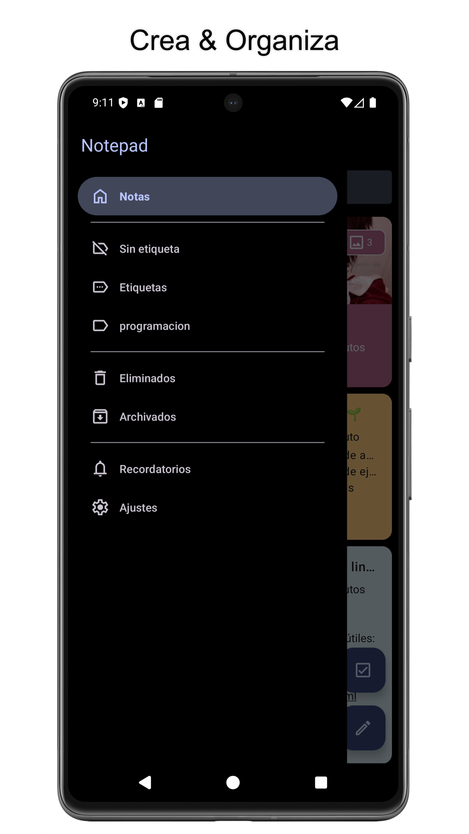 Captura de Notepad: Minimalist Notes