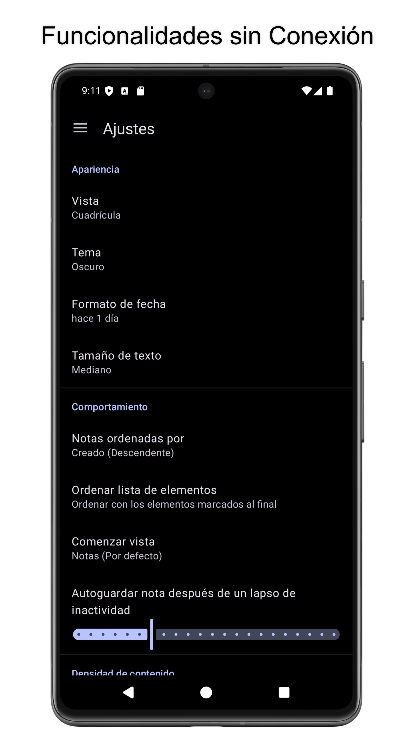 Captura de Notepad: Minimalist Notes