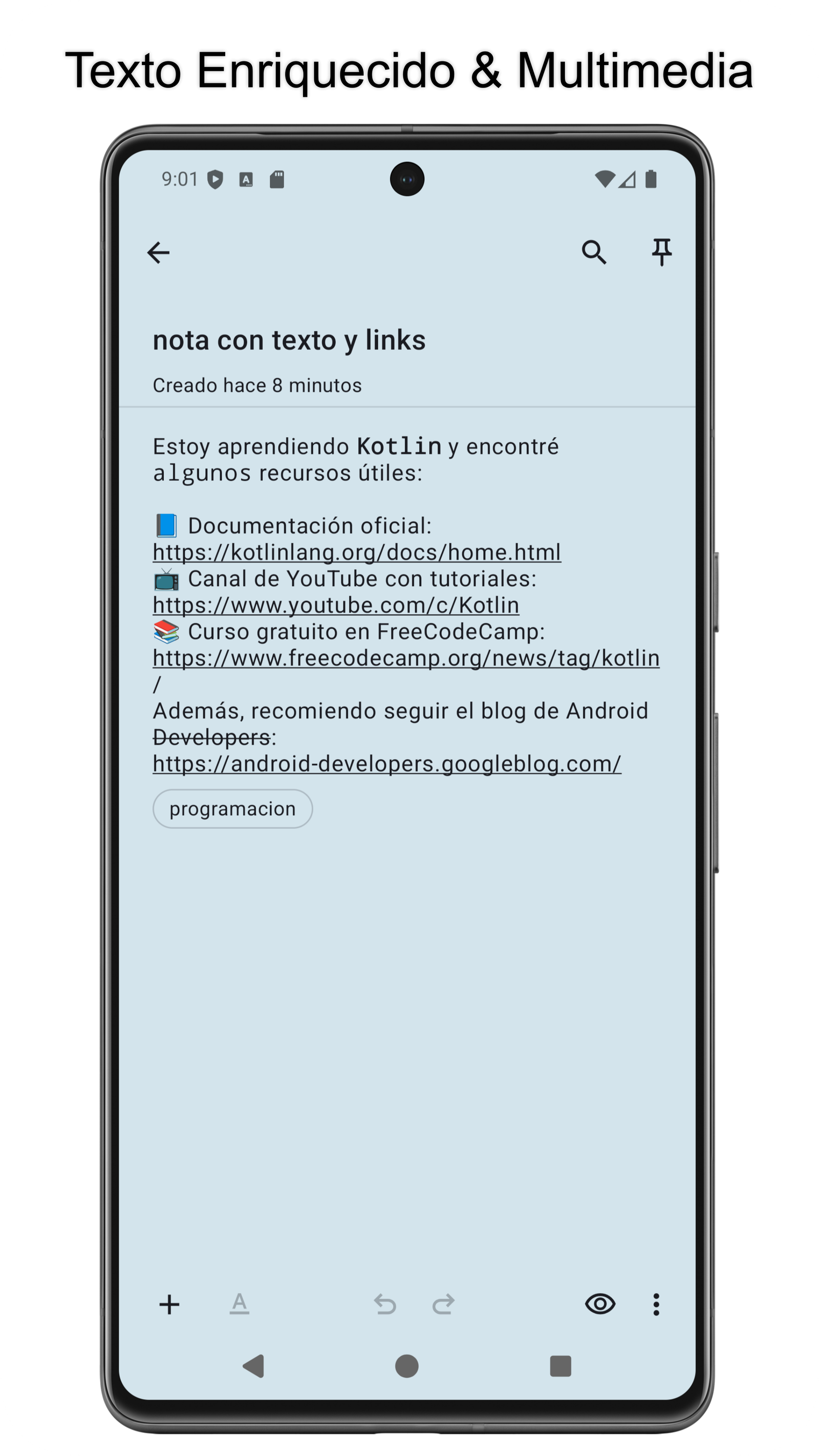 Captura de Notepad: Minimalist Notes