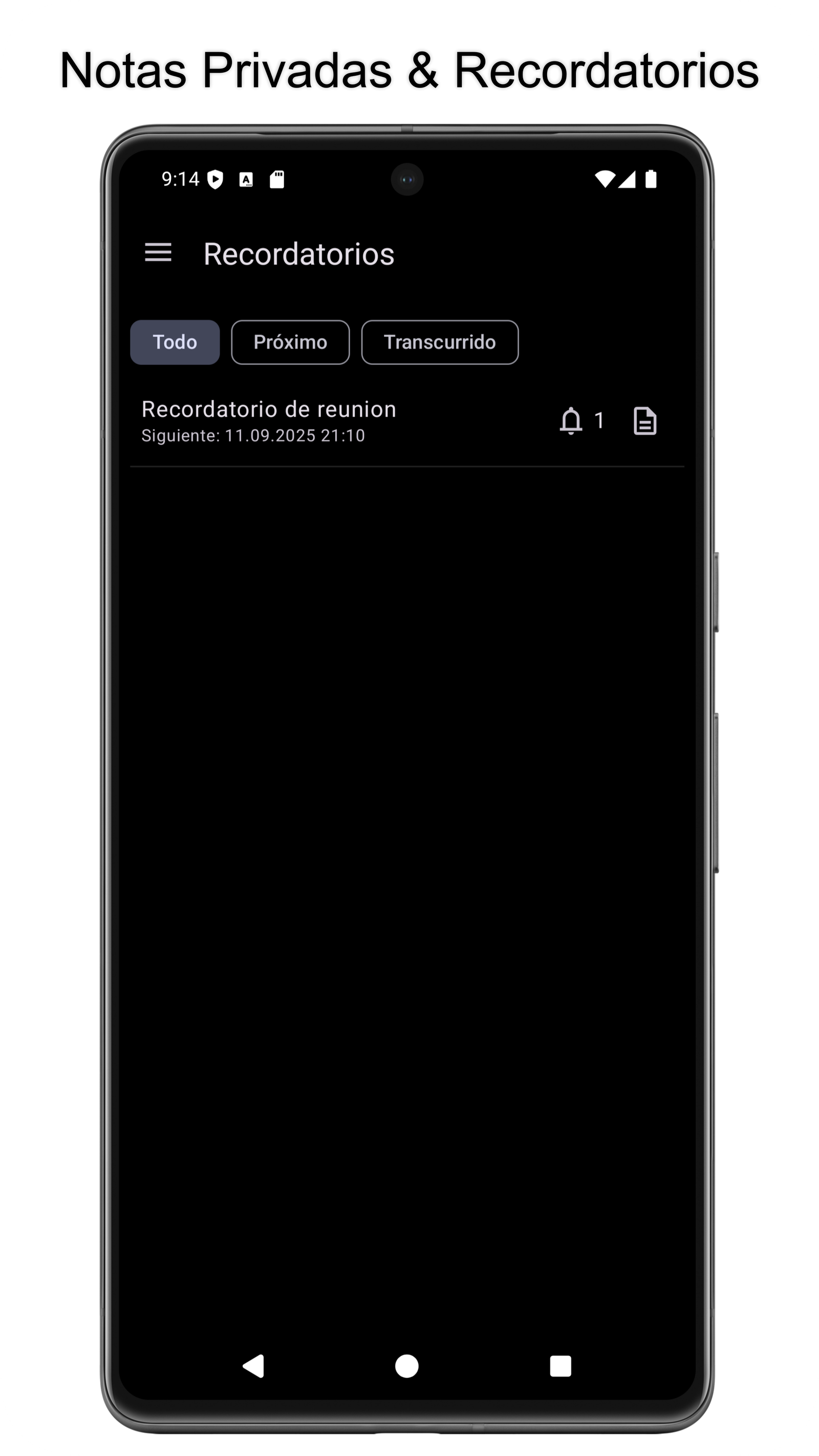 Captura de Notepad: Minimalist Notes